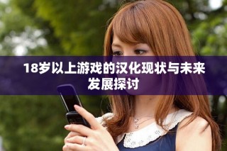 18岁以上游戏的汉化现状与未来发展探讨