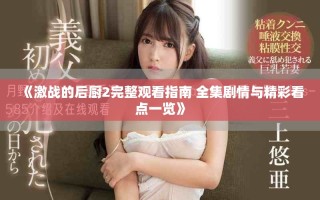 《激战的后厨2完整观看指南 全集剧情与精彩看点一览》