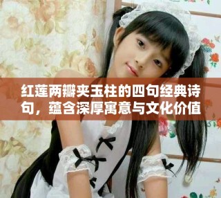 红莲两瓣夹玉柱的四句经典诗句，蕴含深厚寓意与文化价值