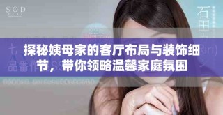 探秘姨母家的客厅布局与装饰细节，带你领略温馨家庭氛围