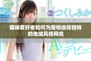 猫咪爱好者如何为宠物选择独特的地域风格网名