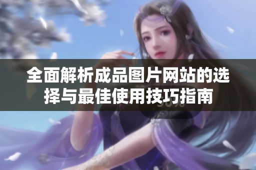全面解析成品图片网站的选择与最佳使用技巧指南