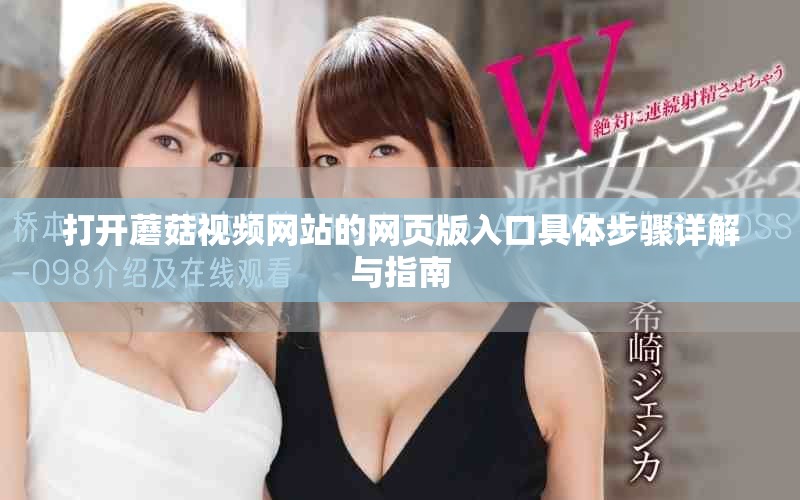 打开蘑菇视频网站的网页版入口具体步骤详解与指南