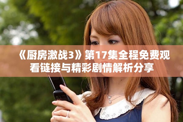 《厨房激战3》第17集全程免费观看链接与精彩剧情解析分享