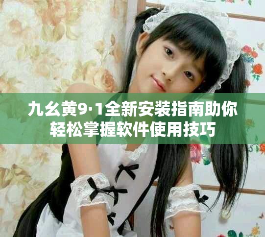 九幺黄9·1全新安装指南助你轻松掌握软件使用技巧