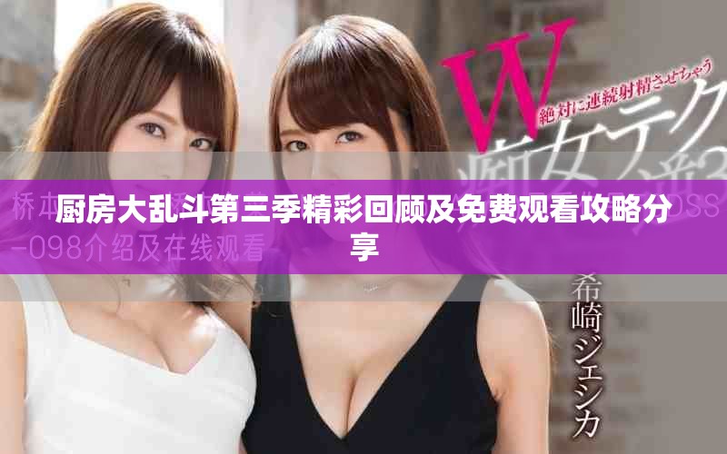 厨房大乱斗第三季精彩回顾及免费观看攻略分享