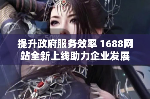 提升政府服务效率 1688网站全新上线助力企业发展