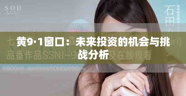 黄9·1窗口：未来投资的机会与挑战分析