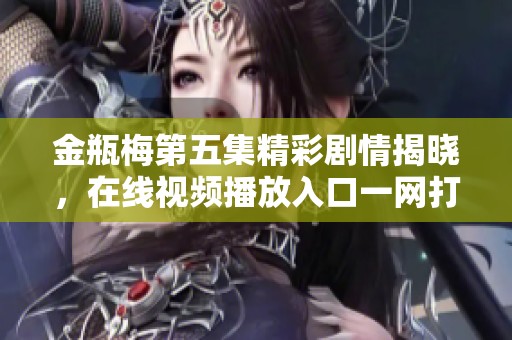 金瓶梅第五集精彩剧情揭晓，在线视频播放入口一网打尽