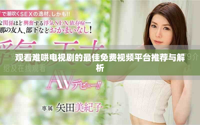 观看难哄电视剧的最佳免费视频平台推荐与解析