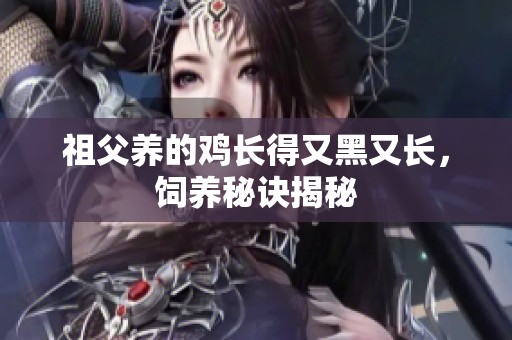 祖父养的鸡长得又黑又长，饲养秘诀揭秘