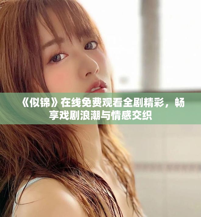 《似锦》在线免费观看全剧精彩，畅享戏剧浪潮与情感交织