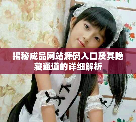 揭秘成品网站源码入口及其隐藏通道的详细解析