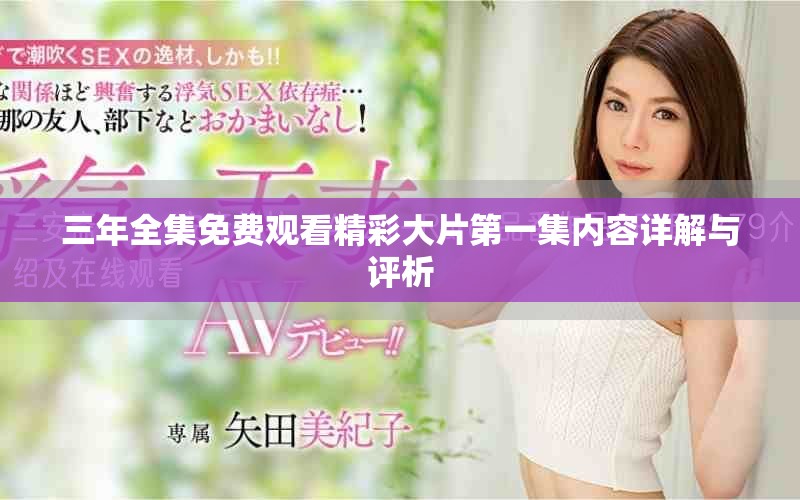 三年全集免费观看精彩大片第一集内容详解与评析