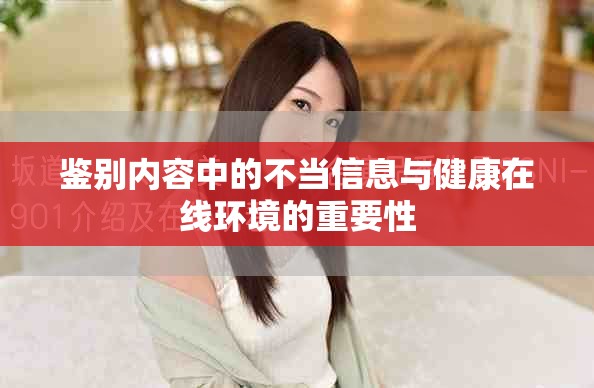 鉴别内容中的不当信息与健康在线环境的重要性