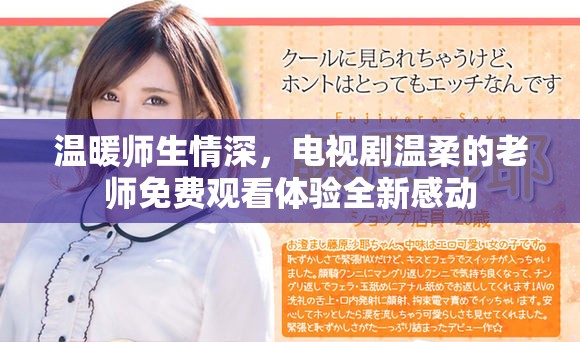 温暖师生情深，电视剧温柔的老师免费观看体验全新感动