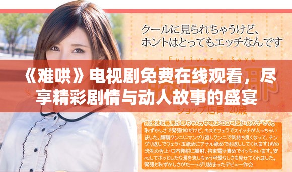 《难哄》电视剧免费在线观看，尽享精彩剧情与动人故事的盛宴