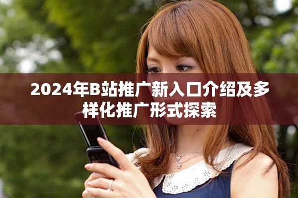 2024年B站推广新入口介绍及多样化推广形式探索