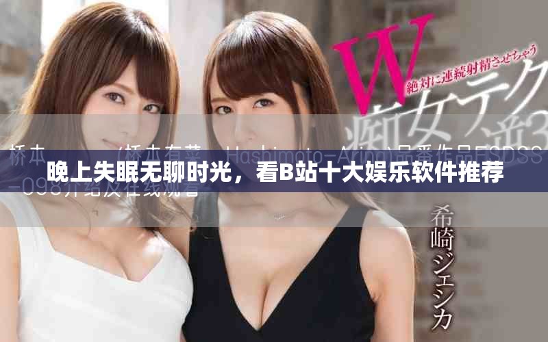 晚上失眠无聊时光，看B站十大娱乐软件推荐