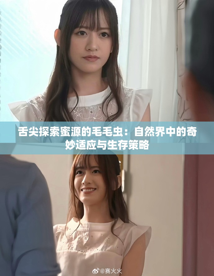 舌尖探索蜜源的毛毛虫：自然界中的奇妙适应与生存策略