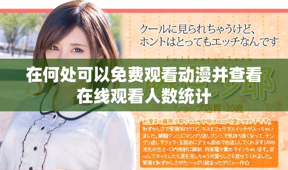 在何处可以免费观看动漫并查看在线观看人数统计