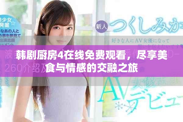 韩剧厨房4在线免费观看，尽享美食与情感的交融之旅