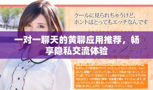 一对一聊天的黄聊应用推荐，畅享隐私交流体验