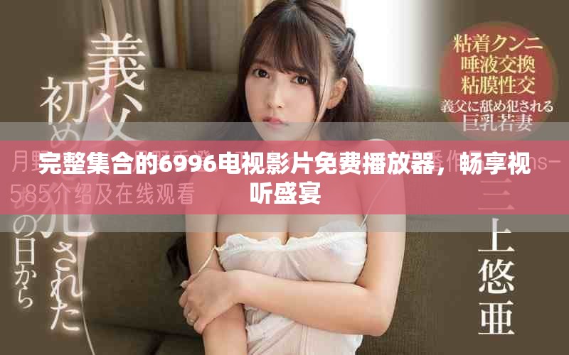 完整集合的6996电视影片免费播放器，畅享视听盛宴