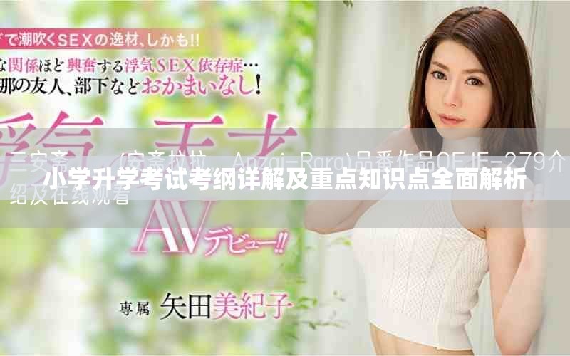 小学升学考试考纲详解及重点知识点全面解析