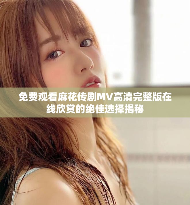 免费观看麻花传剧MV高清完整版在线欣赏的绝佳选择揭秘