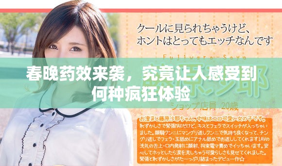 春晚药效来袭，究竟让人感受到何种疯狂体验