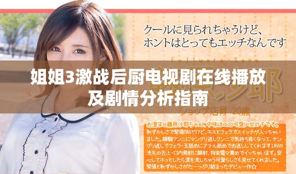 姐姐3激战后厨电视剧在线播放及剧情分析指南