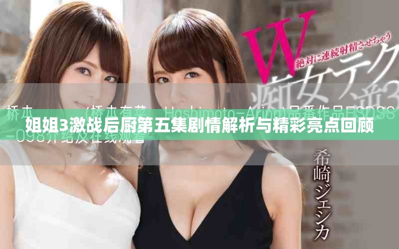 姐姐3激战后厨第五集剧情解析与精彩亮点回顾