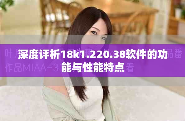 深度评析18k1.220.38软件的功能与性能特点