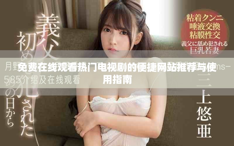 免费在线观看热门电视剧的便捷网站推荐与使用指南