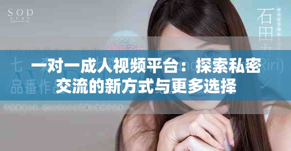 一对一成人视频平台：探索私密交流的新方式与更多选择