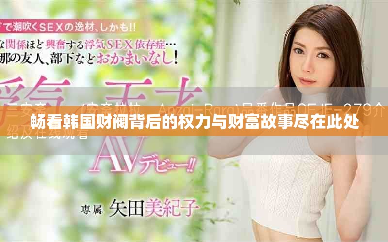 畅看韩国财阀背后的权力与财富故事尽在此处