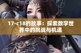 17·c18的故事：探索数字世界中的挑战与机遇