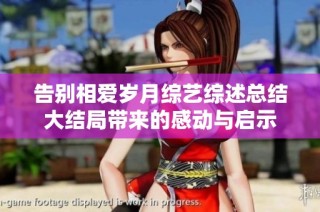 告别相爱岁月综艺综述总结大结局带来的感动与启示