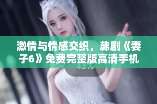 激情与情感交织，韩剧《妻子6》免费完整版高清手机观看指南