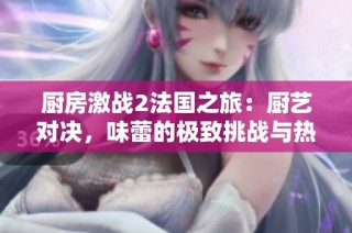 厨房激战2法国之旅：厨艺对决，味蕾的极致挑战与热情碰撞