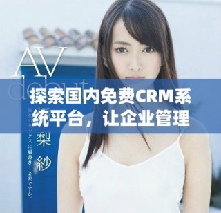 探索国内免费CRM系统平台，让企业管理更轻松高效
