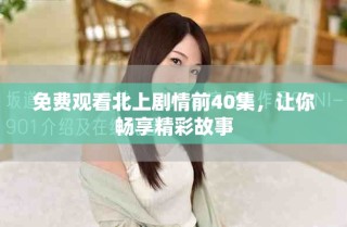 免费观看北上剧情前40集，让你畅享精彩故事