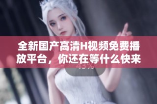 全新国产高清H视频免费播放平台，你还在等什么快来体验吧
