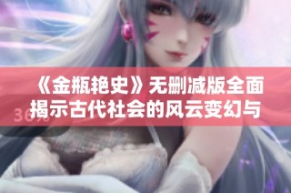 《金瓶艳史》无删减版全面揭示古代社会的风云变幻与真情实感