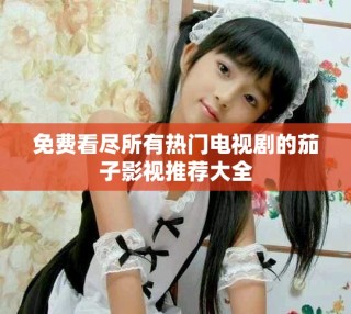 免费看尽所有热门电视剧的茄子影视推荐大全