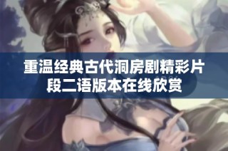 重温经典古代洞房剧精彩片段二语版本在线欣赏