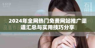 2024年全网热门免费网站推广渠道汇总与实用技巧分享