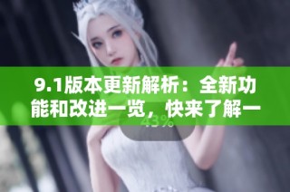 9.1版本更新解析：全新功能和改进一览，快来了解一下！