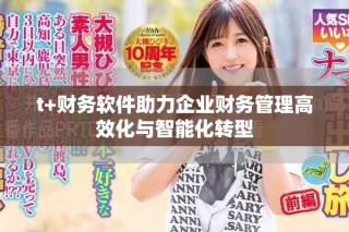 t+财务软件助力企业财务管理高效化与智能化转型
